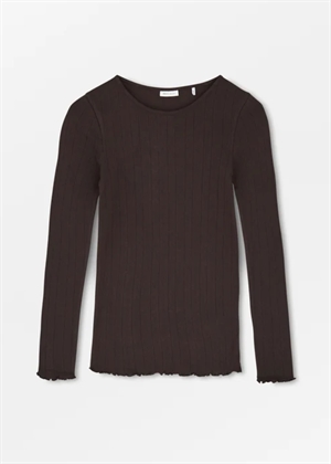 Edie bluse Dark Brown Skall Studio 